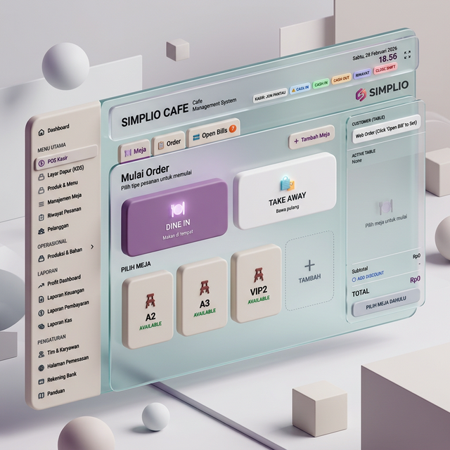 Simplio POS 3D Mockup